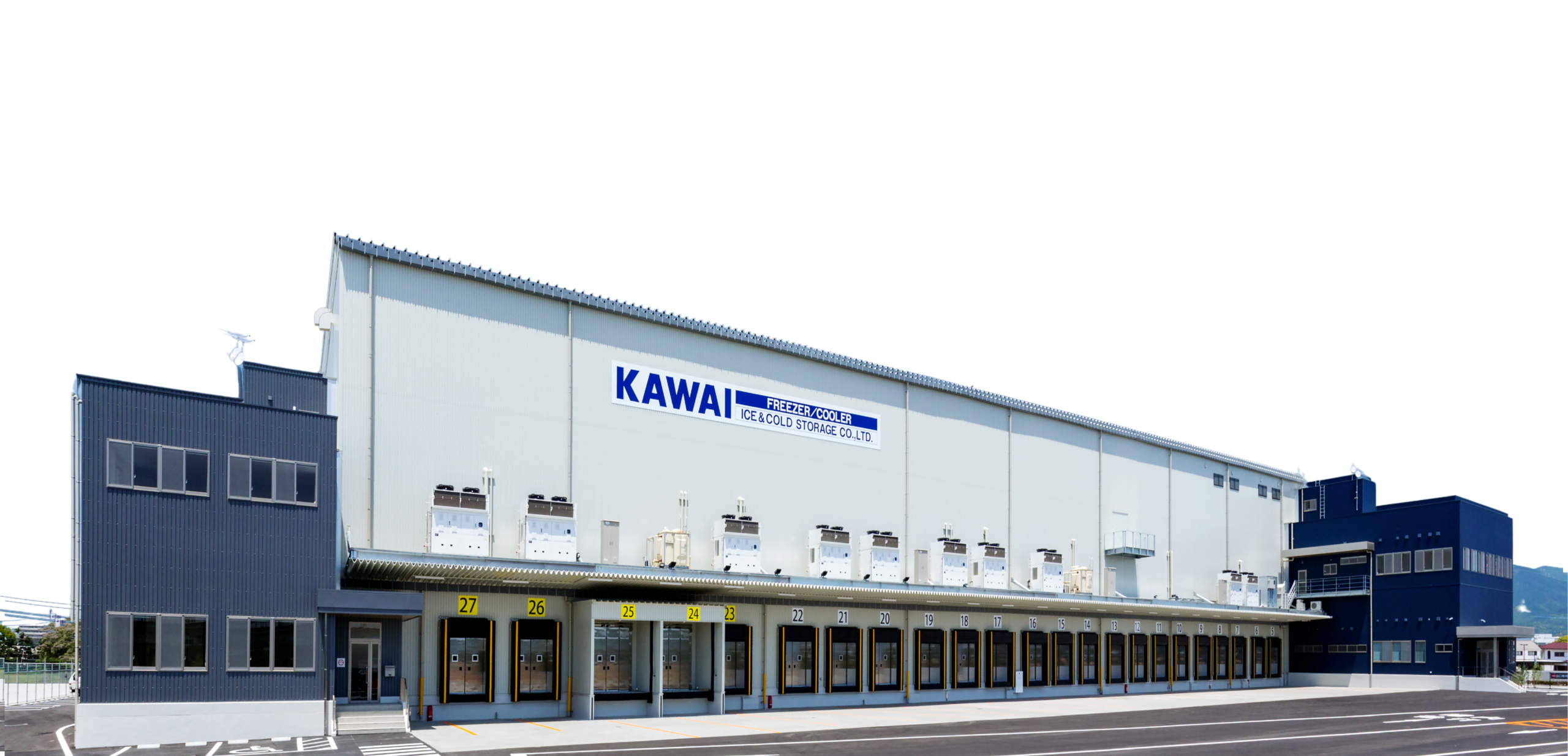 冷蔵倉庫の作業風景